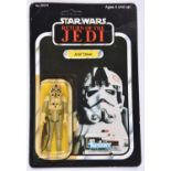 A Kenner Star Wars Return of the Jedi AT-AT Driver vintage 3.75" figure. On a sealed 1983