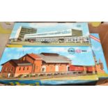 3 Kibri HO gauge Plastic Kits. Falkenstein Castle (9010), Kehl Bahnhof (9514) and Goods Station (B-