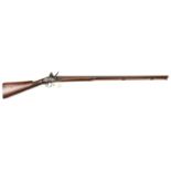 An SB 16 bore flintlock sporting gun, c 1820, 51” overall, round barrel 35” with B’ham proofs and
