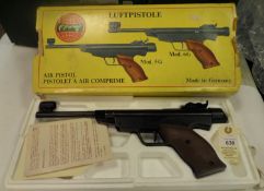 A .22” German Original Model 5G air pistol from the Webley & Scott Museum Collection, sold by Wallis