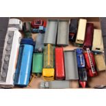 20 Dinky Toys. Foden Tanker, Streamlined Fire Engine, AEC Tanker, ESSO, Hand Cart, Loud Speaker Van,