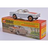 A scarce Corgi Whizzwheels Volvo P1800 The 'Saint'S' Car (201). An early example in white with