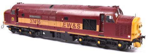 A Gauge One, 45mm, EW&S Class 37/4 Co-Co diesel locomotive constructed from an RJH kit. 'Sir
