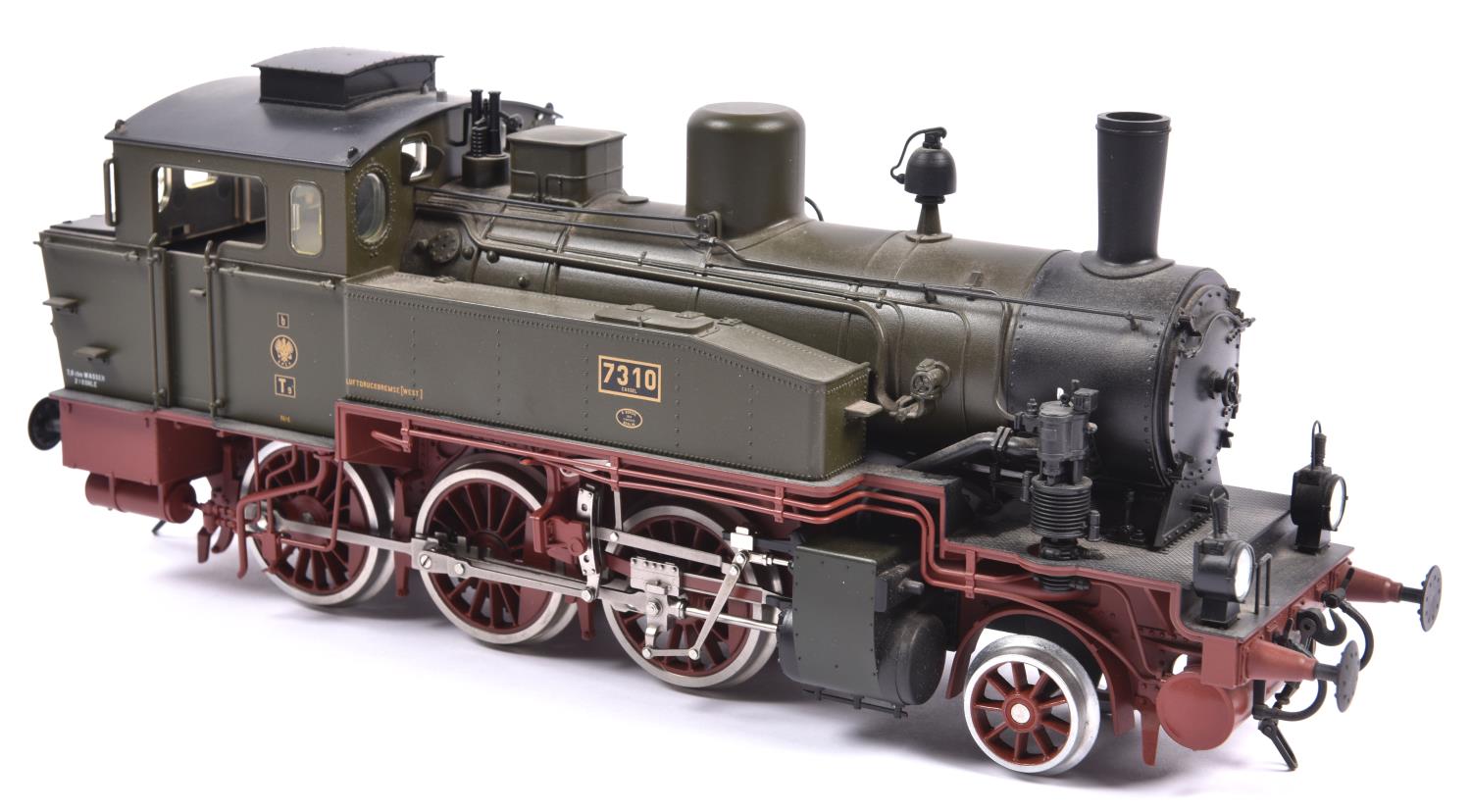 A Marklin Gauge One (Spur 1), 45mm, German outline 2-6-0T Tenderlokomotive Class T9 (55910) for 2-