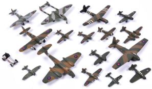 A collection of model aircraft crafted by Ron Platt the pattern maker and technical director of Auto