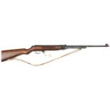 A .22” Webley Mark III series III underlever air rifle c 1975, number 22367, with serrated rear to