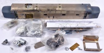 A Gauge One, 45mm, unconstructed Class 40 Co-Co diesel locomotive RJH kit. A finely detailed kit