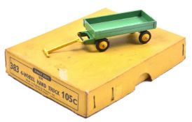 A scarce Dinky Toys Trade Pack for 'Six 4-Wheel Hand Truck 383 105C'. Containing 6 examples, in