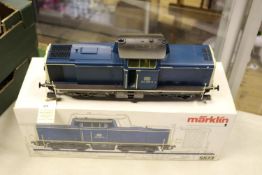 A Marklin Gauge One (Spur 1), 45mm, Deutsche Bahn Bo-Bo Diesellokomotive Class BR 212 (5573) for 2-