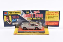 Corgi Toys 'The New James Bond Aston Martin D.B.5 (270). The 2nd type in metallic silver with red