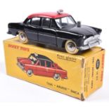 French Dinky TAXI 'Ariane' Simca (542/24ZT). In black with bright red roof, TAXI sign to roof, meter