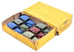 A scarce Dinky Toys Trade Pack for 'Six Austin Devon Saloon 152/40D. Containing 6 examples, one in