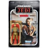 A Kenner Star Wars Return of the Jedi General Madine vintage 3.75" figure. On a sealed 1983