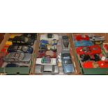 Quantity of various makes. 1:18 scale - Maisto Mini Cooper Kit. 2x 1:24 scale DubCity- 2002 Cadillac