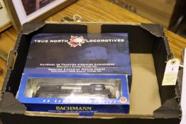 3x HO gauge American outline locomotives. A Rapido Trains Inc. 'True North Locomotives' series