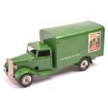 Tri-ang Minic tinplate clockwork normal control Delivery Van No.79M. Example with in dark green