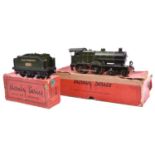 A Hornby Series O Gauge No.2 Special clockwork SR 4-4-0 tender locomotive. A759 to cab sides and