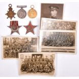 Three: 1914-15 star, BWM, Victory (S/Lt to Major F.G. Carter S& T Corps) VF; 4 WWI period group