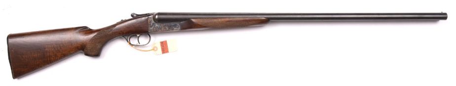 *A Spanish DB 12 bore x 2¾” top lever hammerless boxlock non ejector sporting gun, by Aya, 46½”