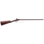 A well made pump up .22” air rifle in the style of the early 19th century, 37½” overall, barrel