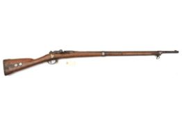 A French 11m Model 1874/80 Gras bolt action SS rifle, number 49623, the receiver marked “Manufacture