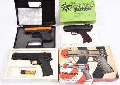 A .177” Record “Jumbo” air pistol, number 13226, GWO & as New Condition, in its carton with