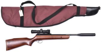 A good .22” BSA Lightning break action air rifle, number S11041, special model with short barrel and