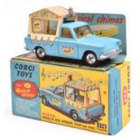 Corgi Toys Musical Wall's Ice Cream Van on Ford Thames (474). In light blue and cream livery, 2