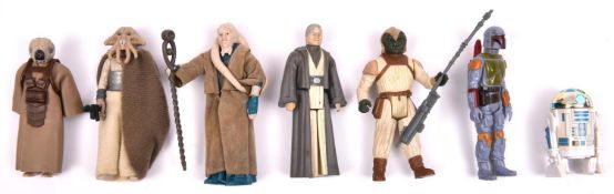 20x Star Wars vintage 3.75" figures. Including; Cloud City Pilot, Rebel in Hoth gear, R2D2,