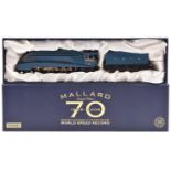 A Limited Edition Hornby Railways OO, Class A4 LNER 4-6-2 tender locomotive MALLARD, RN4468, in