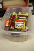 60+ vehicles by various makes including Oxford Diecast, Matchbox, Britbus, EFE, Corgi, etc. Examples