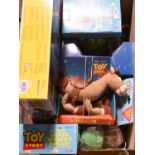 Quantity of Toy Story Toys and ephemera by various makers. Micro Scalextric Toy Story Slot Racing