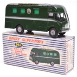 Dinky Supertoys B.B.C. T.V. Mobile Control Room (967). In dark green with grey flash and mid green