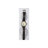 D.I.H marked Helvetia centre seconds wristwatch. Serial D.I.001290H. Plated case with snap back,