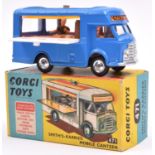 Corgi Toys Smith's-Karrier Mobile Canteen (471). In mid blue livery, with 'Joe's Diner' to opening