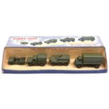 Dinky Toys Gift Set 699 Military Vehicles (1). Comprising Austin Champ, 1-Ton Cargo Truck,