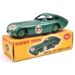 Dinky Bristol 450 Sports Coupe (163). In dark green with mid green wheels and black tyres, RN27.