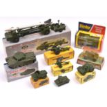 9 Dinky Military. A Supertoys Missile Erector Vehicle with Corporal Missile and Launching