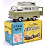 Corgi Toys Ford Thames Airborne Caravan (420). Pale green top with light metallic green lower,