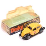 A Dinky Toys Schweizer Postwagen PTT (262). A late example in yellow and back livery, with opening