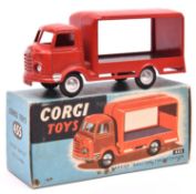 A rare Mettoy/Corgi Toys Karrier Bantam Two Tonner (455). A pre-Corgi example in red 'C.W.S. Soft