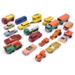 20 loose Matchbox Series including Rolls Royce Silver Shadow, Merryweather Fire Engine, Ford Zodiac,