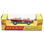 A rare Dinky Toys Ferrari Racing Car (242). In red, RN36. An example in an export window box,