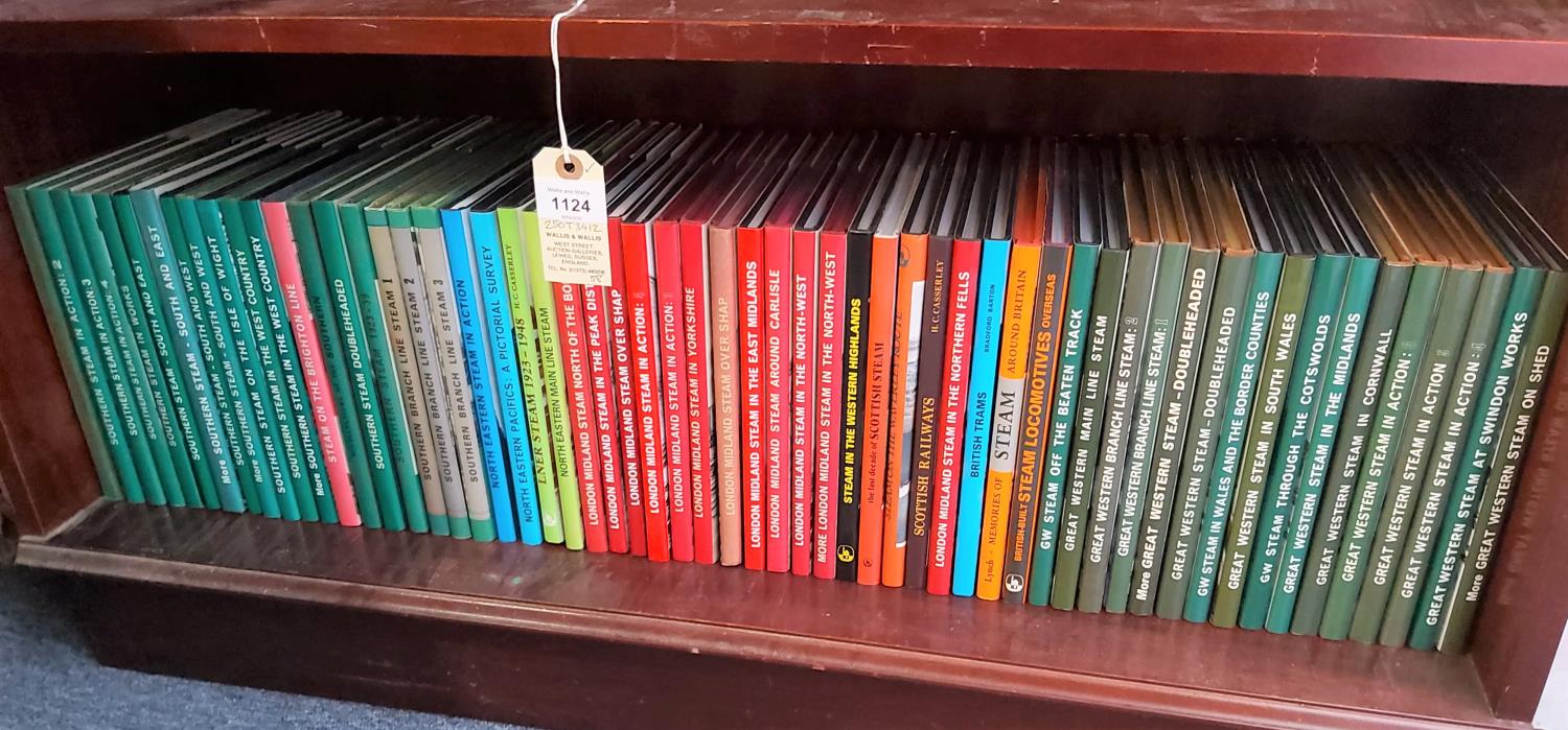 58x railway related hardback books. All published by Bradford Barton Truro and including several