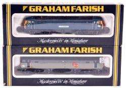 2 Graham Farish N Gauge Locomotives. A BR Class 87 Bo-Bo electric RN 87 101 'Stephenson' in Rail