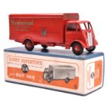 Dinky Supertoys Guy Van 'Slumberland (514). In bright red livery, with red wheels and black tyres,