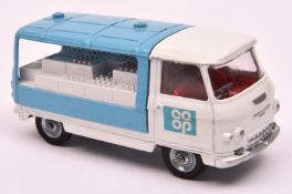 Corgi Toys Co-Op Special Issue Commer Milk Float (van). In white and light blue with red interior,