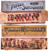 2x Britains 'British Soldiers' sets. A Britains Drums and Bugles of the Line, set No.30 (1920