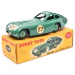 Dinky Toys Bristol 450 Sports Coupe (163). In dark green with mid green wheels and black tyres,