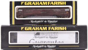 2 Graham Farish N Gauge locomotives. A Class 56 diesel Co-Co RN 56105 in maroon EW&S livery. Plus